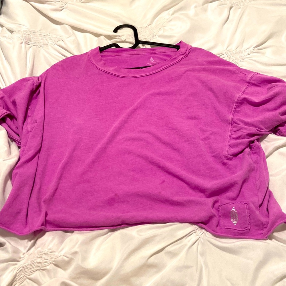Free people movement pink tee (rare and out of stock)